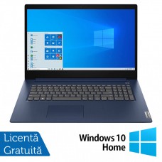 Laptop Nou Lenovo IdeaPad 3 17ITL6, Intel Core i3-1115G4 1.70-4.10GHz, 8GB DDR4, 240GB SSD, 1TB HDD, 17.3 Inch HD+, Webcam, Windows 10 Home, Abyss Blue